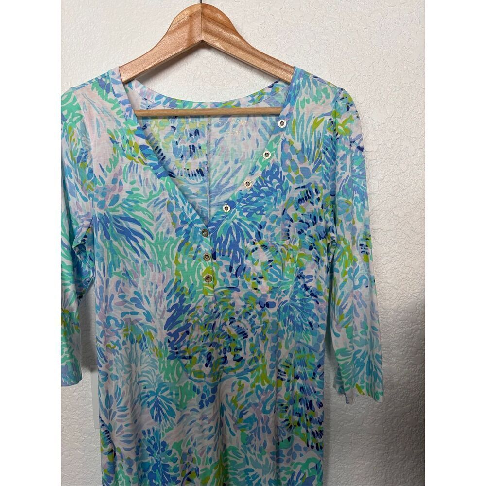 Lilly Pulitzer Palmetto Dress in Multi Shell of a Party Blue Size S - Picture 7 of 12
